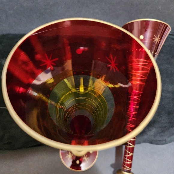 2-Pier 1 Champagne Flutes Hand Painted - Picture 3 of 7